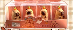 8 Pcs Wholesale New Product Capybara Pencil Sharpener Cartoon Cute School Supplies
