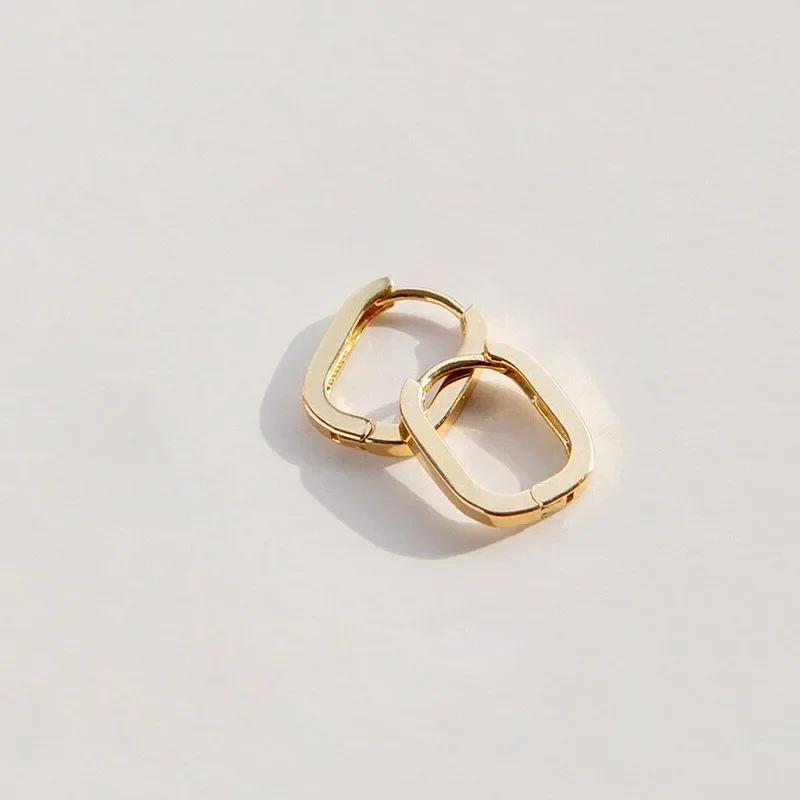 

925 Sterling Silver Earrings Temperament Simple Inlaid pearl for Women Wedding Jewelry Accessories