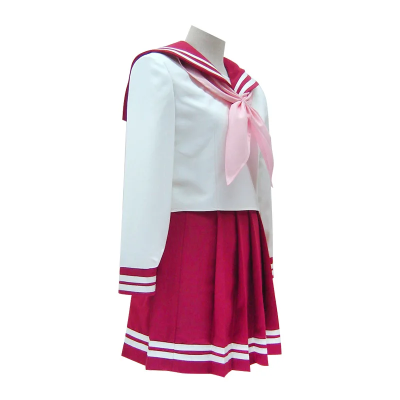 Japanischen Anime Lucky Star Takara Miyuki JK Uniformen Für Mädchen Nette Sailor Anzug Tops + Plissee Rock Volle Sets Cosplay kostüm