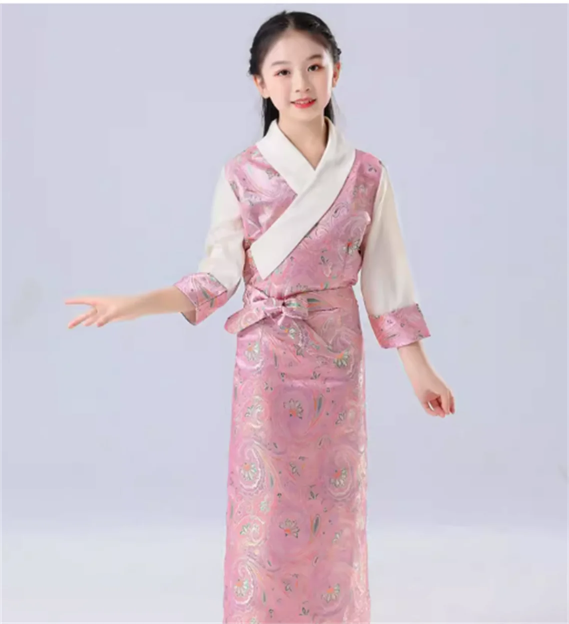 Tibetan children's ethnic style dress