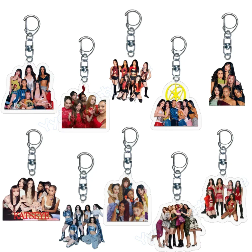Idol K&Katseye Verjaardagsfeestje Gunsten Armband Sticker Sleutelhanger Kpop Meisje Ballonnen Feestdecoratie Fans Geschenken Babyshower Suppli