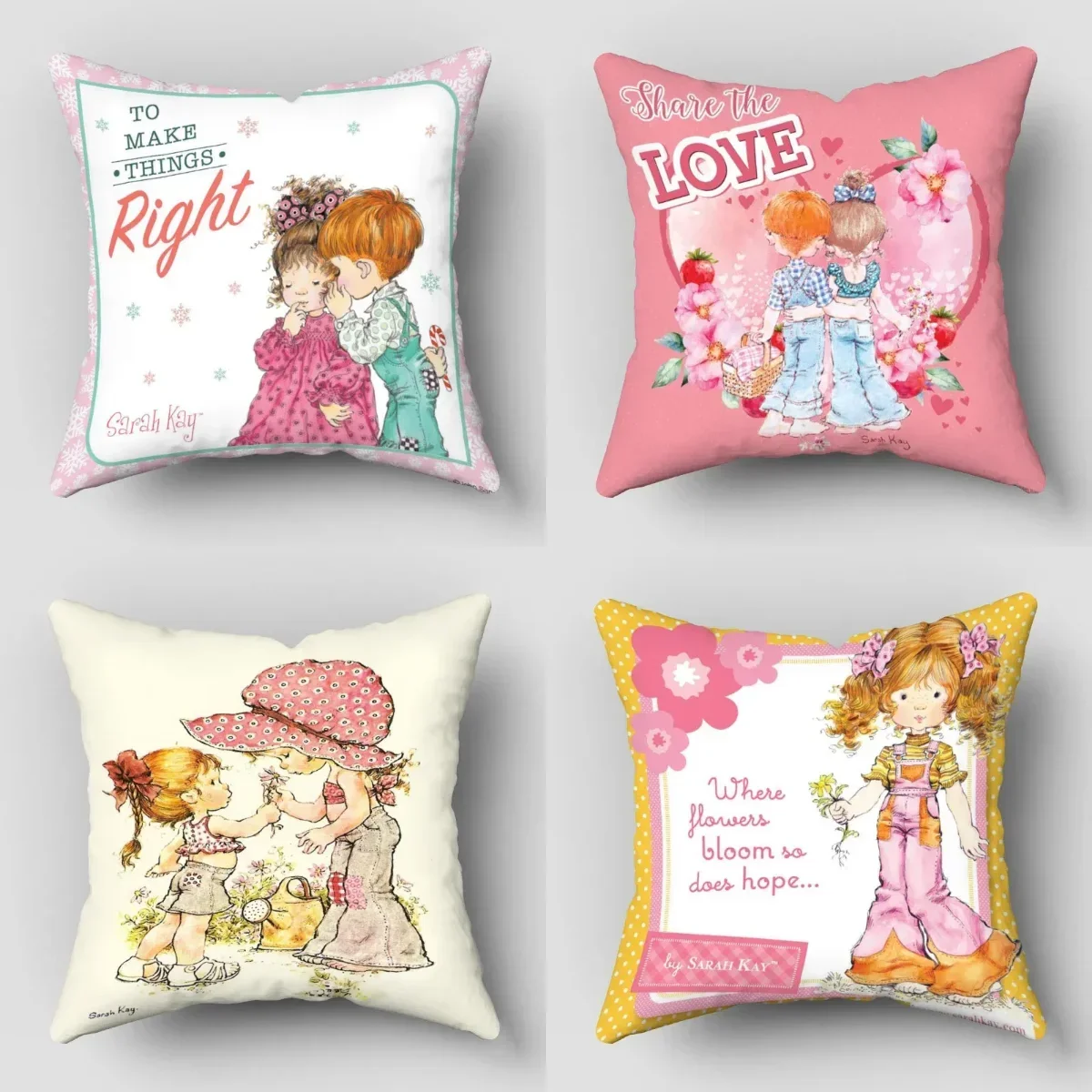 

Чехлы Pilow с рисунком Сары Кэй, задние Чехлы для дивана, украшение для автомобиля, наволочка WJY12.25