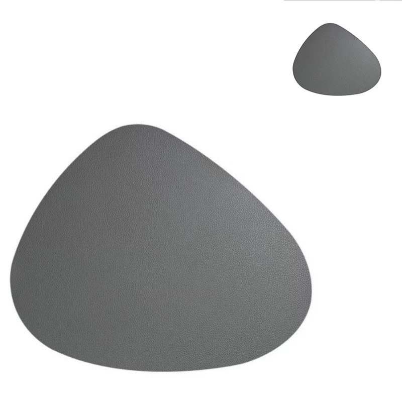 

PU Placemat and Coaster for Tableware Waterproof Non Slip Leather Place Heat Insulation set for Kitchen Accessories Pad Cup Mat