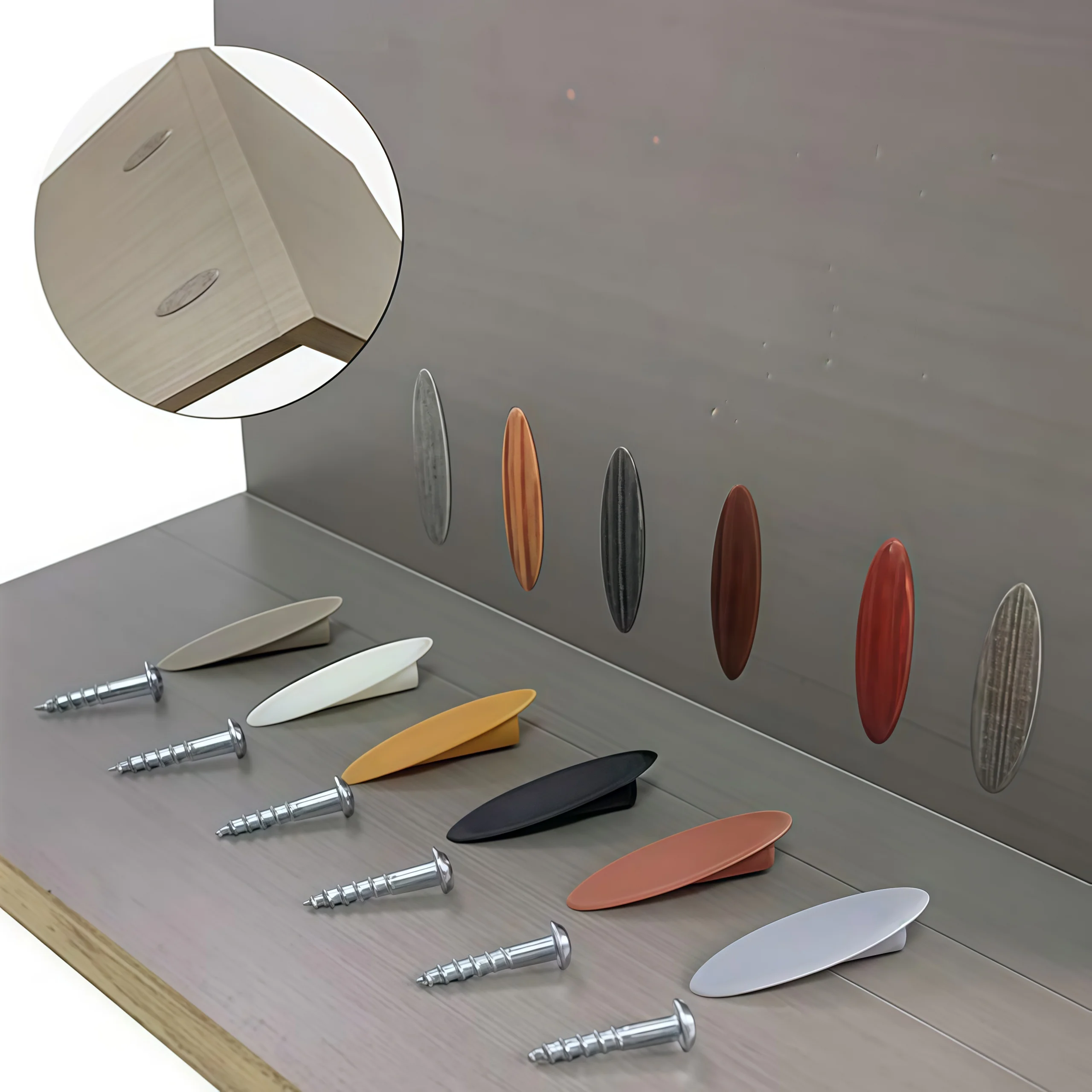 

100 шт. пластиковые заглушки для карманных отверстий, 9 мм, наклонная крышка для локатора отверстий, направляющая для сверла, аксессуары для инструментов, разноцветные заглушки, колпачки