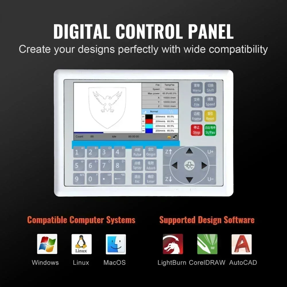 SIHAO الليزر حفارة 130 واط 1400 مللي متر X 900 مللي متر ماكينة الحفر بالليزر Lightburn CO2 أنبوب الليزر أدوات النجارة طابعة RUIDA CNC #2