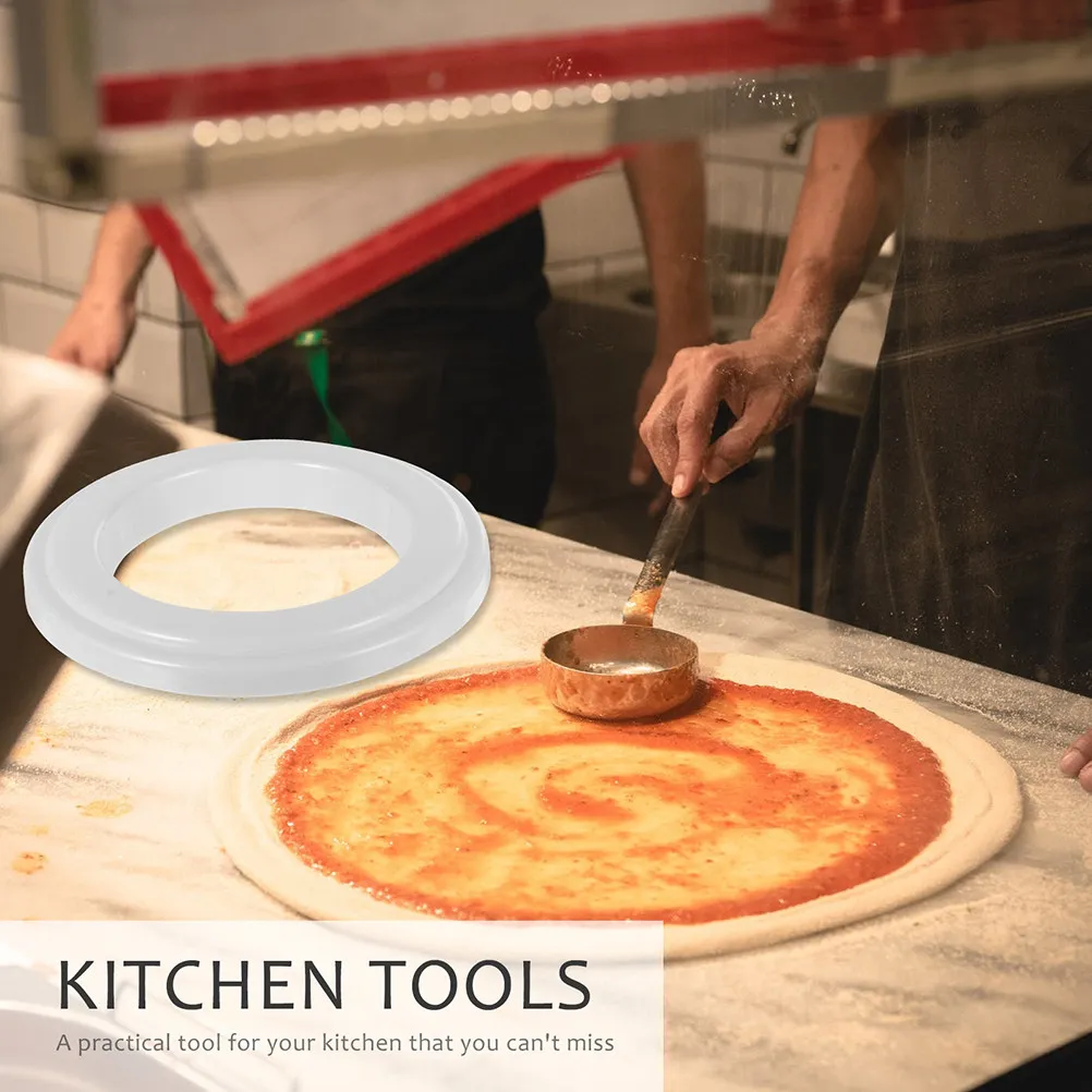 

1 шт. Кольцо для соусов DIY из высококачественного поликарбоната, многоразовое, для выпечки, глубокое, для овощей, сыра, бекона, легко моется, для кухни, для пиццы