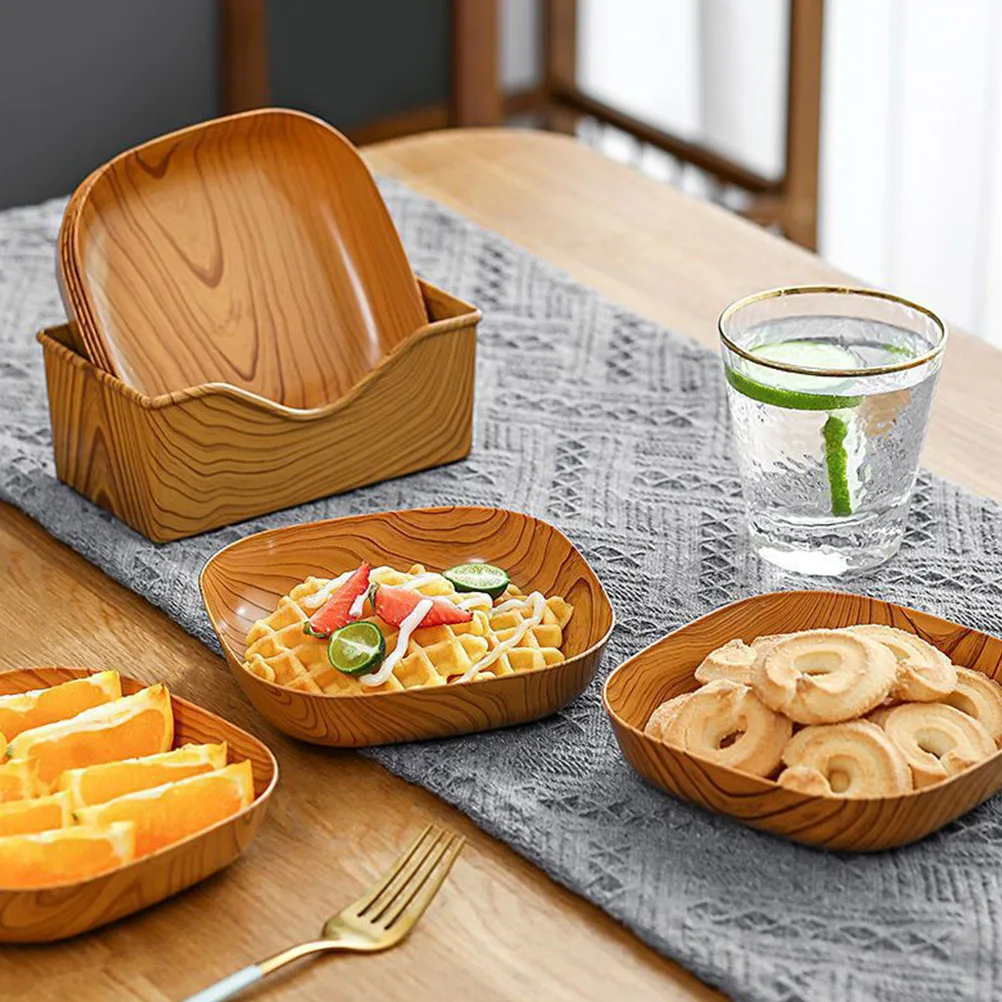 

8pcs Pp Serving Plates Household Food Dishes Desktop Sauce Bowls For Home Kitchen Party Outdoor Hot Pot Dipping Dish