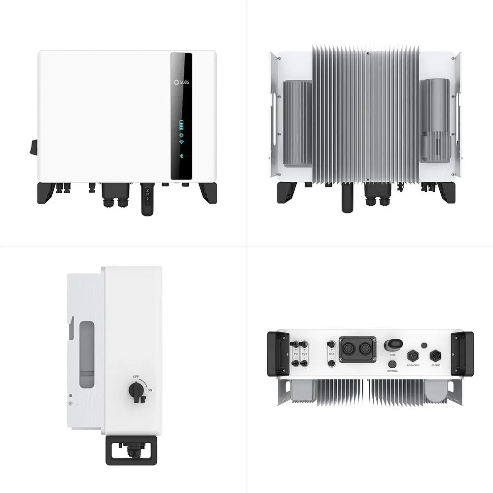 Solis Hybrid Inverter 25kw 30kw 50kw 60kw Solar Power Inverter for Solar System