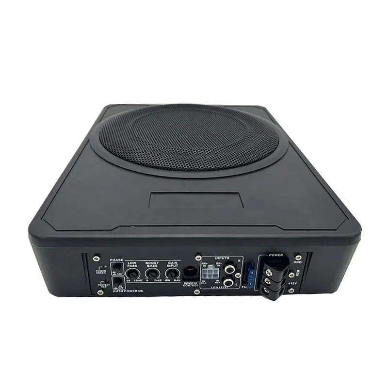 

China Supplier Under Seat 10 Inch Car Subwoofer 12V Auto o Woofer Thin Automobile Woofer SPL Active 8 Inch Car Subwoofer