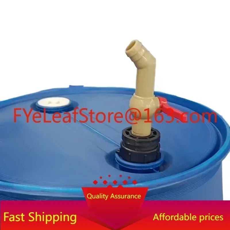 for200 l plastic bucket Angle points material valve drain tap switch chemical barrels cross cover parts nozzle valve.