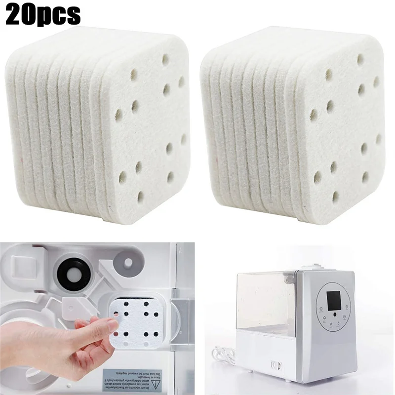 Para levoit lv600hh umidificador almofada de absorção mineral 20 pacote almofada de descalcificação evitar construir minerais teimosos