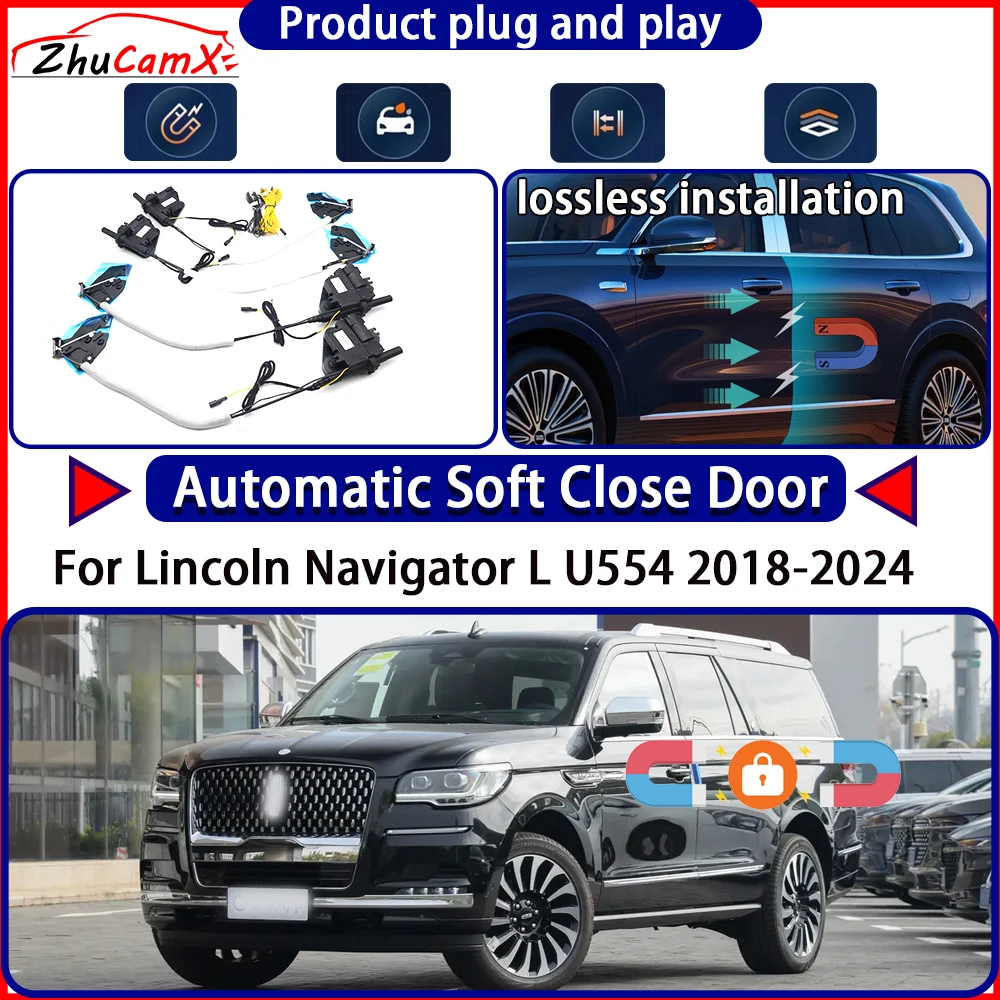 

OEM Electric Door Lock Actuator for Lincoln Navigator L U554 2018-2024 Soft Close Door Kit Power Latch System Auto Door Easy