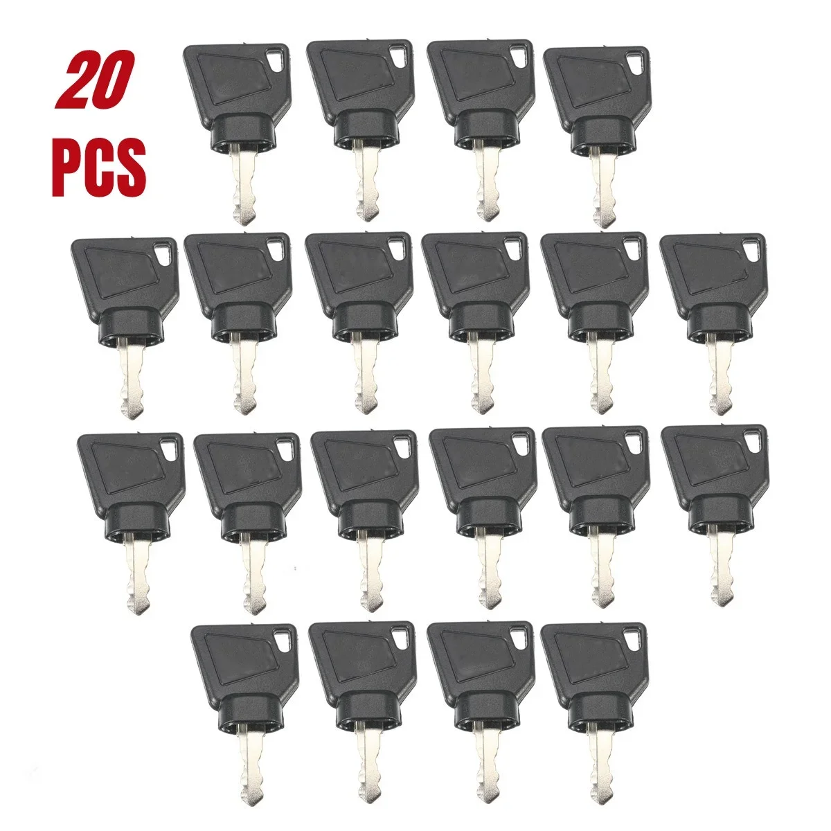 20 Pcs Ignition Start Key Switch Starter key For JCB 3CX Excavator Most JCB Machine Digger Replacement Parts