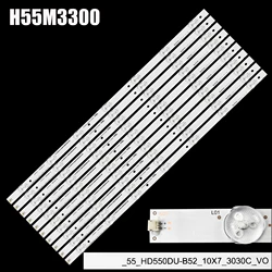 LED backlight for H55m3300 55K3300UW 55H8C HD550DU-B52S1 55 HD550DU B52 10X7 3030C V0 H55mec3050 H55M3000 HD550DU-B52