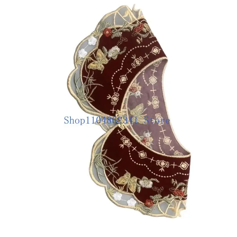 Detachable False Collar Girls Clothes Decorative for Hoodie Sweater or Dress for Lady Girl Ancient Collar