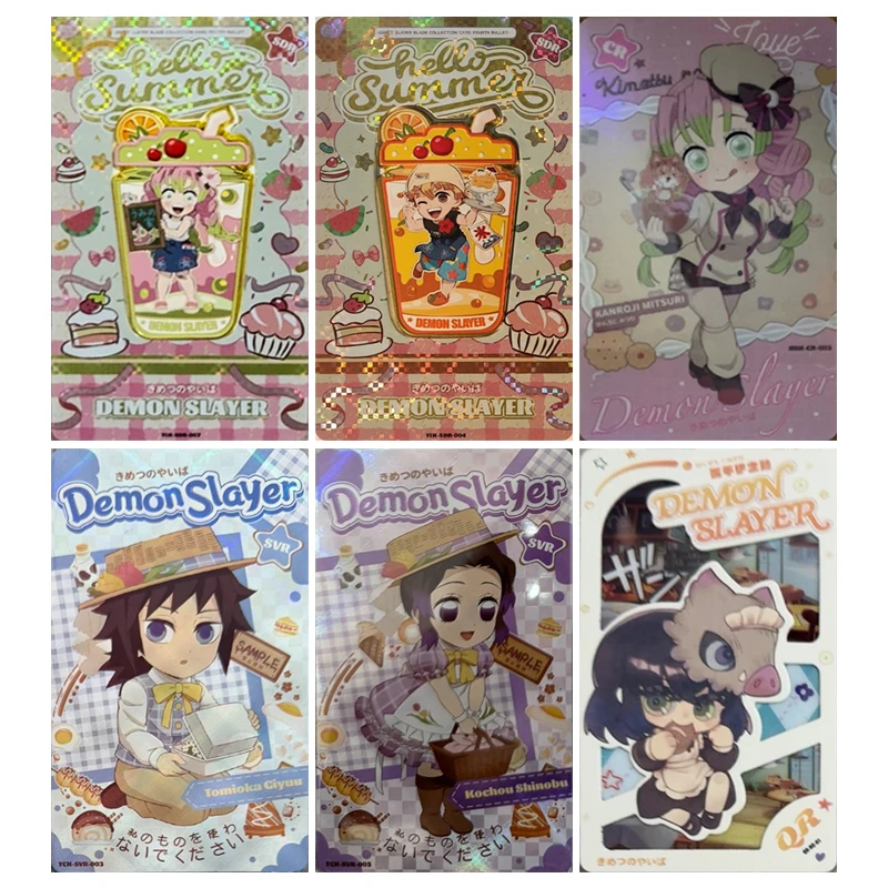 

Yami 4 Demon Slayer SDR SVR CR QR Cards Kamado Nezuko Kanroji Mitsuri Rengoku Kyoujurou Collection Cards Birthday Gifts Toys