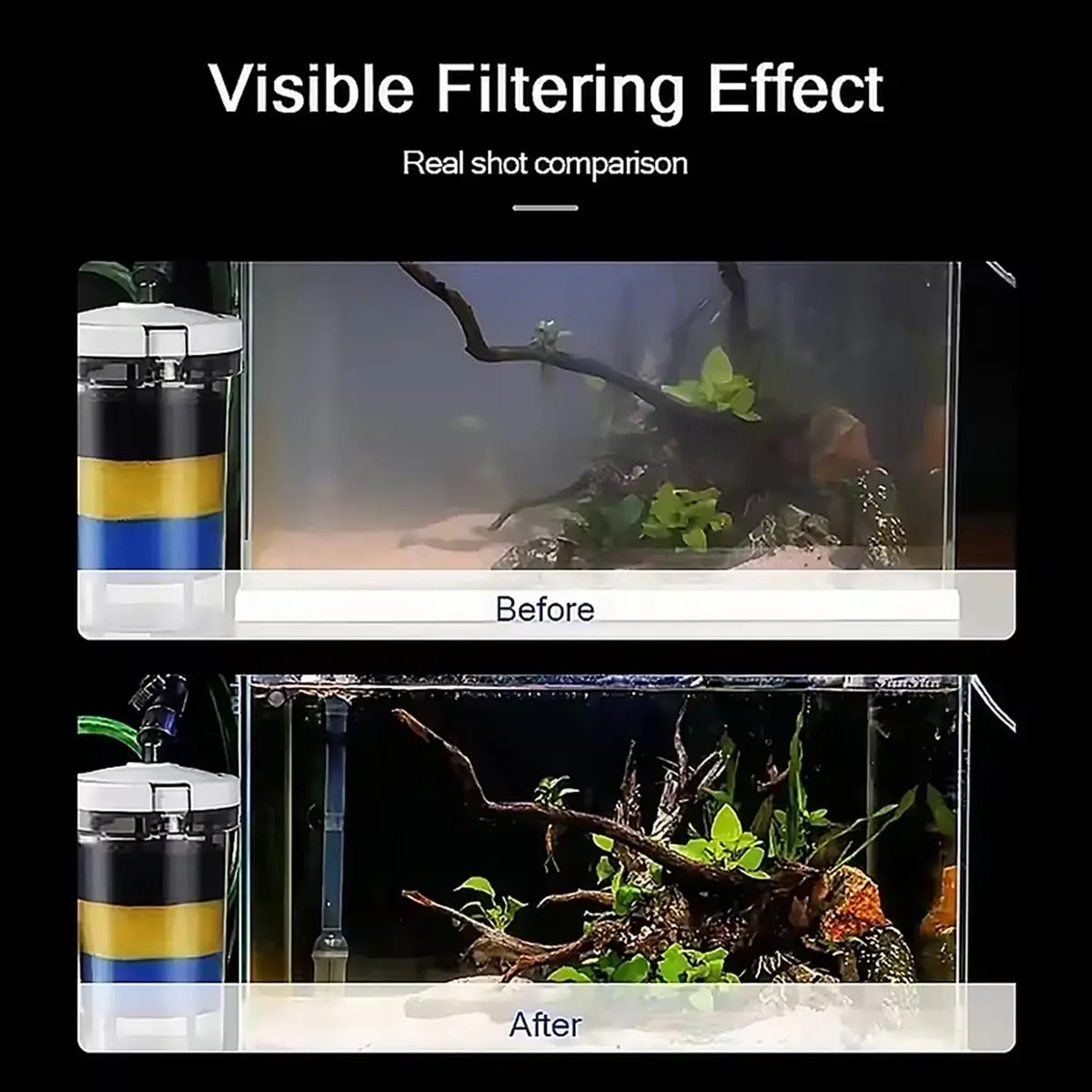 

Очиститель воды, фильтр для аквариума, оксигенация, погружная фильтрация для аквариума, внешний фильтр, три слоя