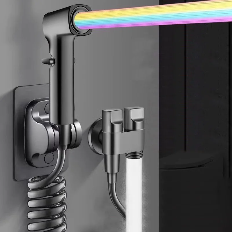

Toilet Companion Flushing Spray Gun Faucet Bidet Booster Nozzle Bathroom Flushing Gun High Pressure Home