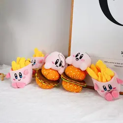 Kirby Anime Figure Creative Kawaii Burger patatine fritte Star Kirby Doll ciondolo Action Figure Bag ciondolo giocattoli per bambini regalo