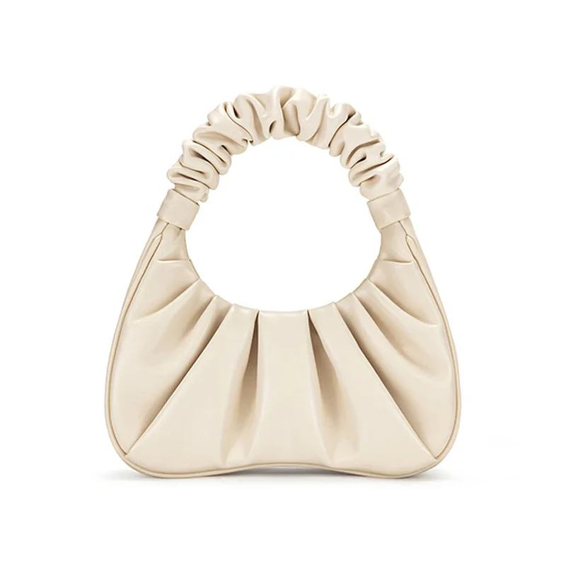 

Fashionable pleated cloud handbag French niche armpit bag large capacity commuting bag for women