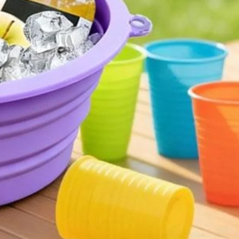 Silicone Foldable Face Ice Bath Bowl For Facial Plunge Dipping Skin Care Tool Home Travel Beauty Essential Multi Purpose Nursing