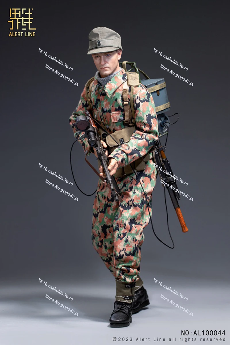 Alert Line AL100044 1/6 Desert Camfoulage Movable Military Man Action Figure Mini Rifle Ornament 12" Full Set Soldier Model