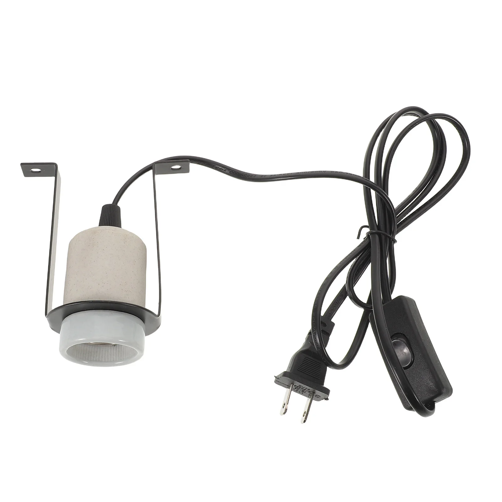 

Ceramic Reptile Heat Emitter Lamp Holder High Temperature Resistant Adjustable for Turtle Lizard Snake Bearded Dragon Terrarium