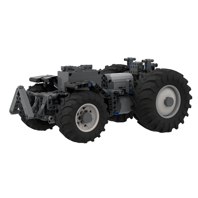 484pcs MOC 유니버설 트랙터 섀시 RC 기술 모델 빌딩 블록 건축 DIY 크리스마스 선물 장난감 창의적인 아이디어