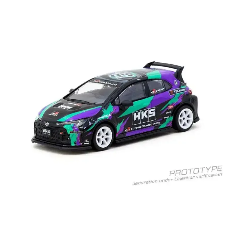 

Предпродажа TW 1:64 HKS Toyota GR Corolla, литая под давлением модель автомобиля, коллекция игрушек Tarmac Works