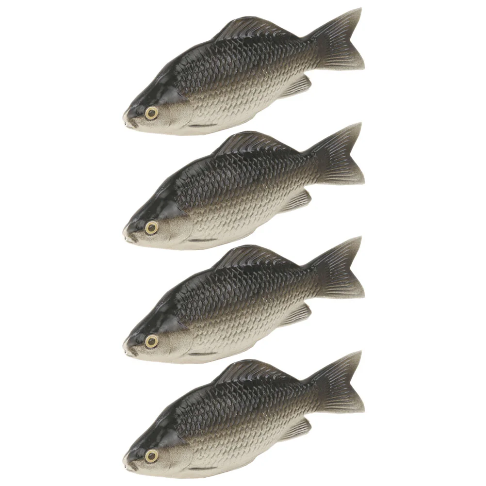 

4 Pcs Simulation Foam Fish Decoration Fake Model Simulated Danimals Pretend Props Figurine Small Statue Toy Ocean Models