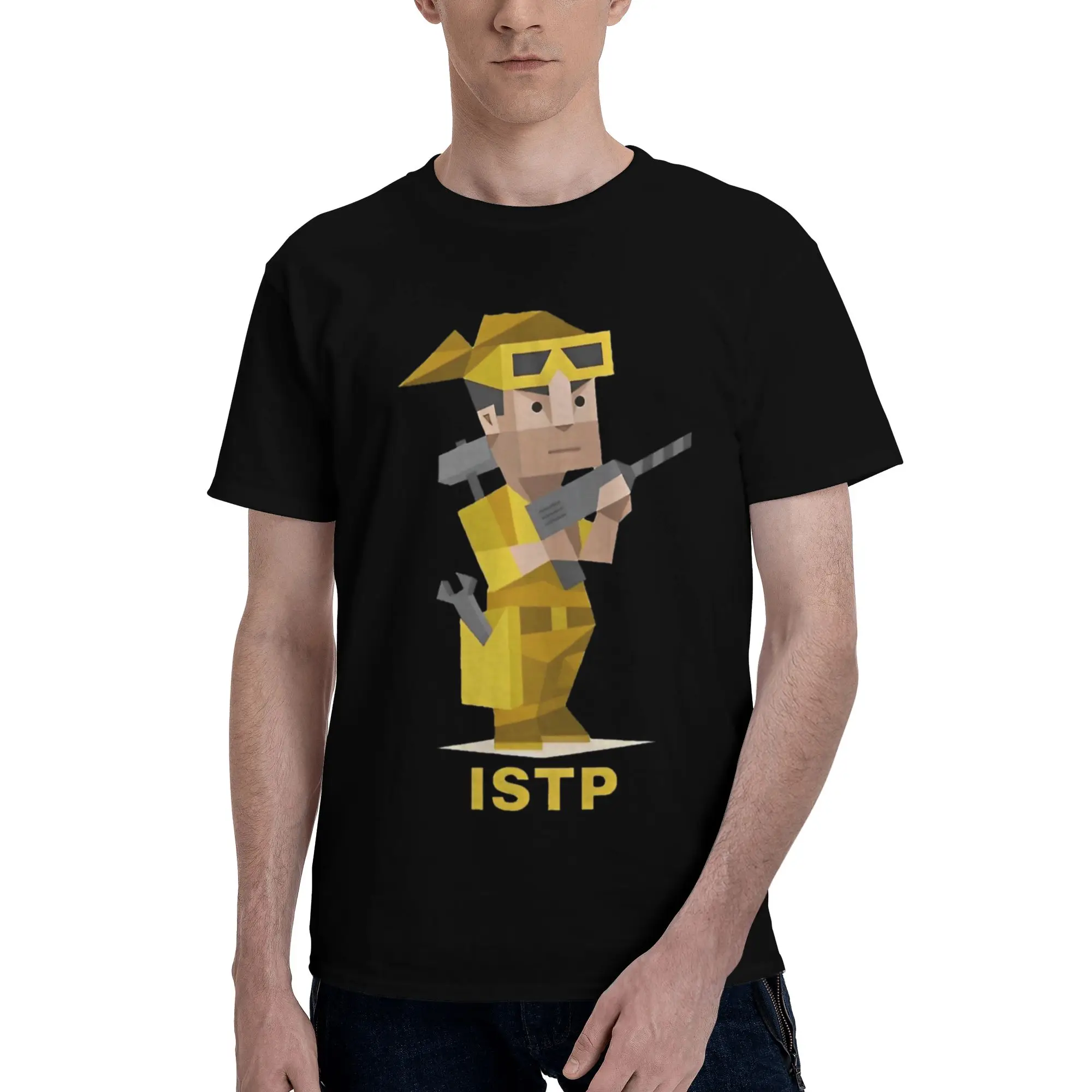 Printed ISTP mbti myers-briggs peronality T Shirt For Unisex MBTI 16 Personalities  100% Cotton T-shirts Short Sleeve Clothes