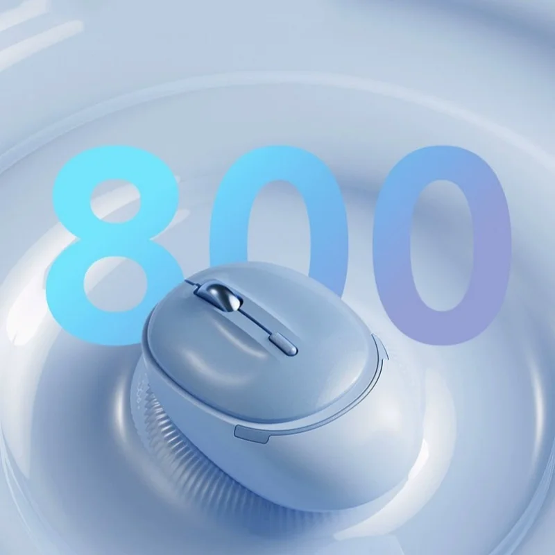 Recarregável Dual Mode Wireless BT Mouse, Mouse portátil Silent Gaming, Laptop, Desktop, Tablet, BT 5.2, Receptor USB, 2.4G