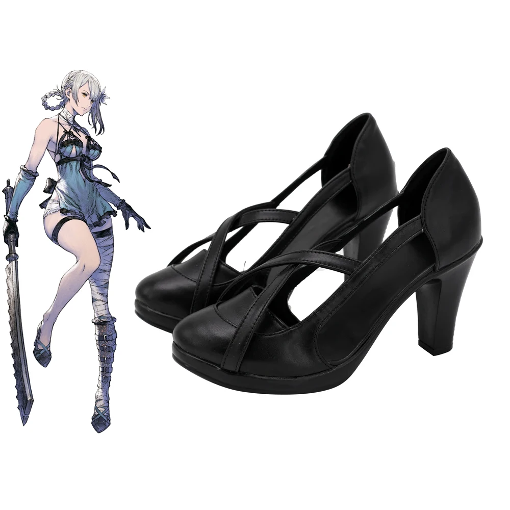 

Game NieR:Automata Kaine Cosplay Shoes Boots Anime Chinese Style Halloween Party Role Play Costume Accessories Props