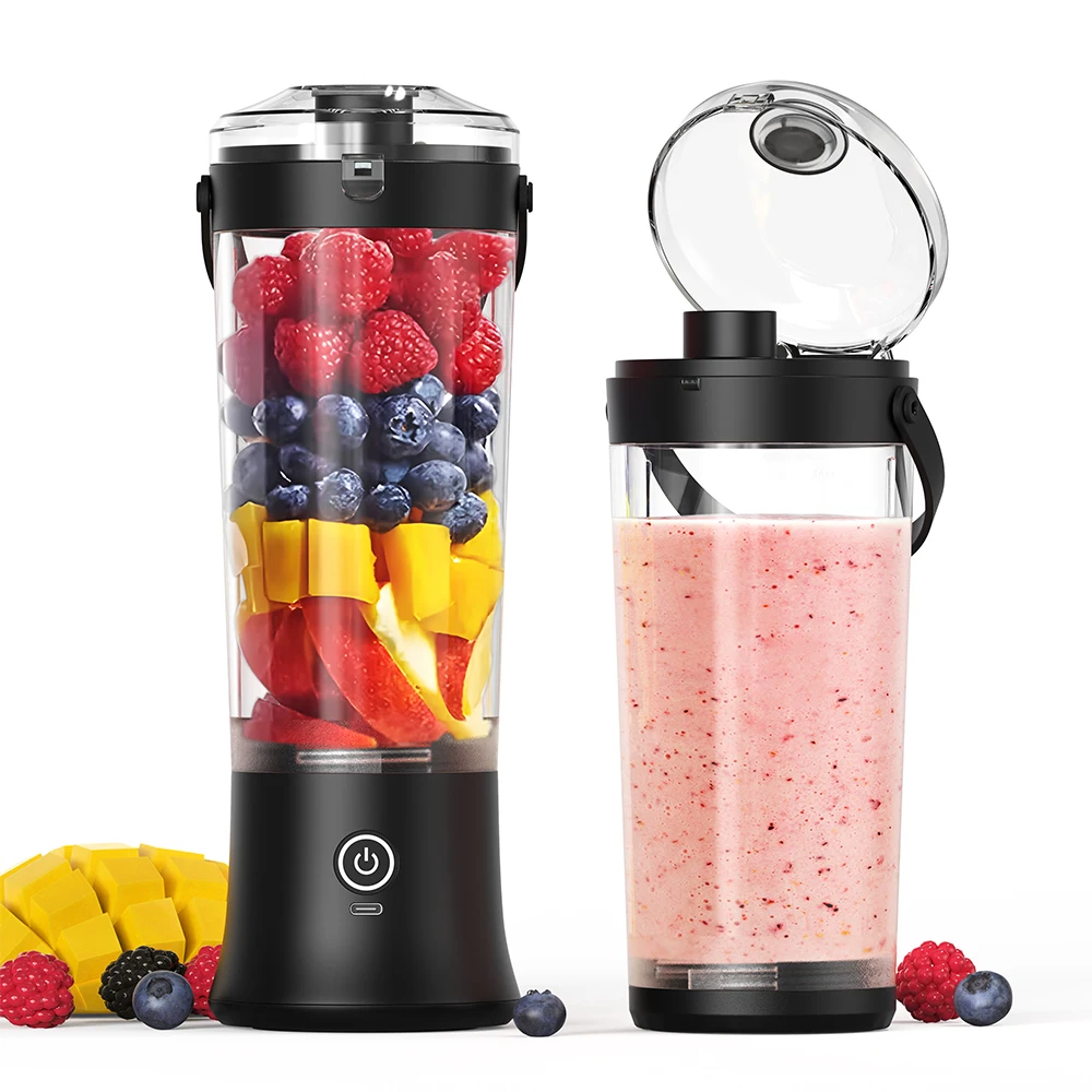

Portable USB Type C Blender Cup Household Outdoor Portable Juicer 500ml Portable Blender