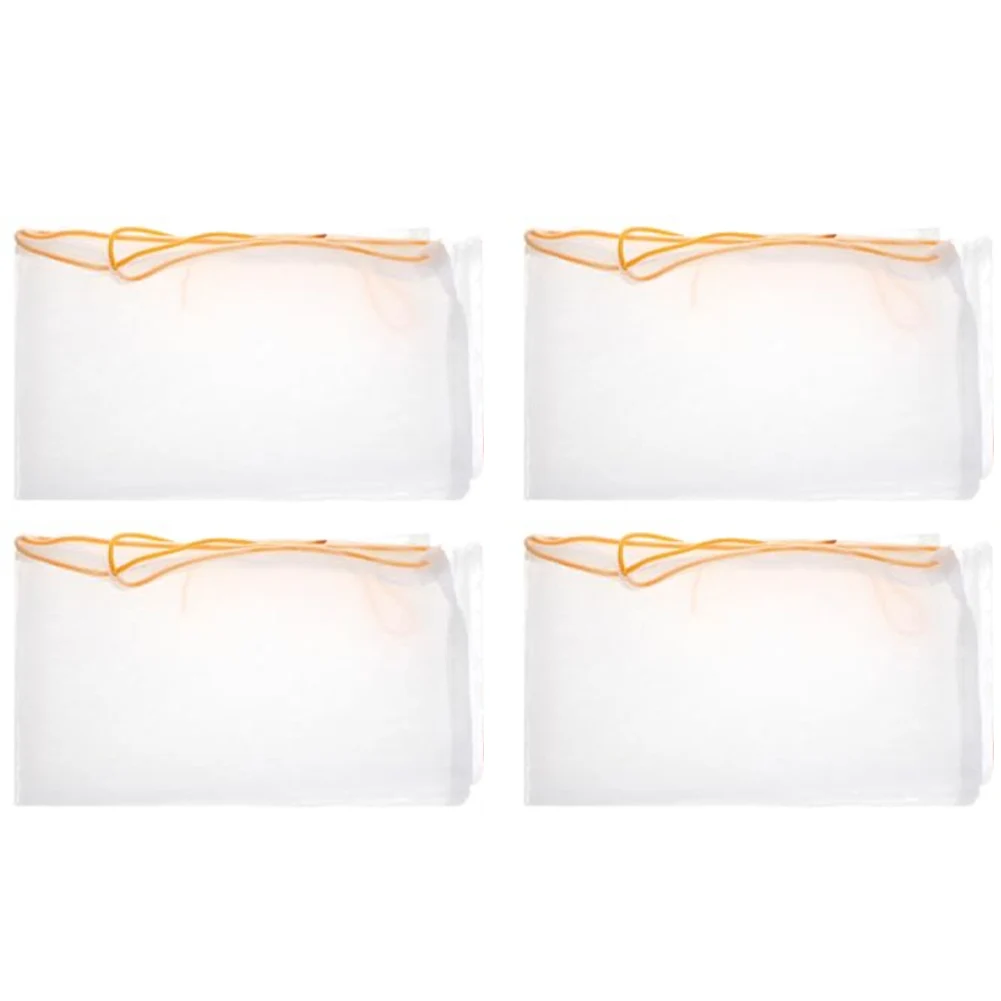 Cheesecloth Bags 4 Pack Food Safe Nylon for Honey For Straining Reusable Fine Mesh Filtering Bags for 5 Gallon