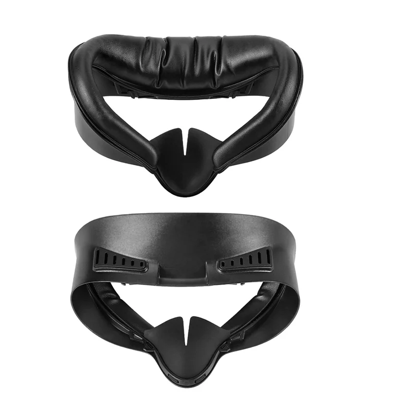 Meta Quest 3S PU 가죽 얼굴 인터페이스 교체 패드(실리콘 코 패드 VR 액세서리 포함)용 3 In 1 페이스 커버