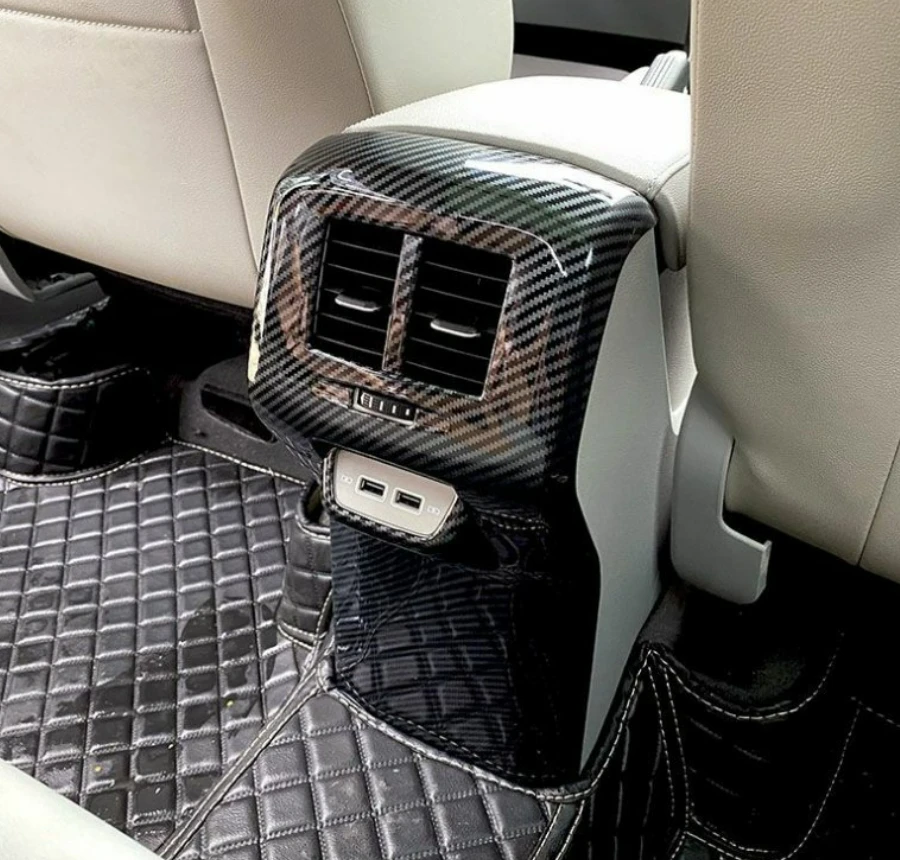 

Rear Air Outlet Decorative Frame Anti-kick Protective Cover For VW Volkswagen T-Cross T Cross 2019 - 2022 Interior Accessories