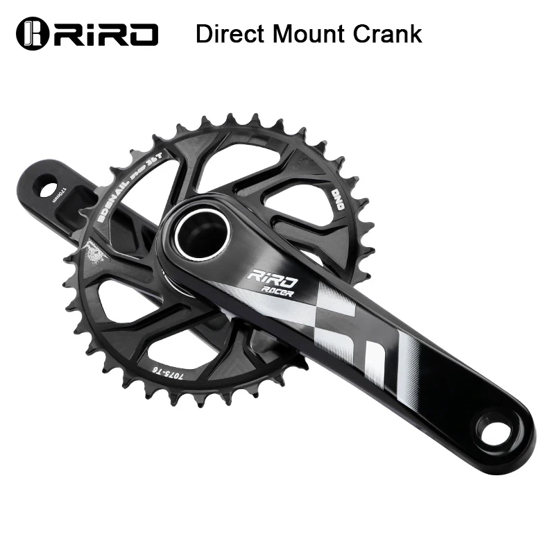 RIRO Bicycle Crank Integrated Crankset Connecting Rods 170/175MM MTB Direct Mount Chainring 32/34/36/38T Bike Accessories