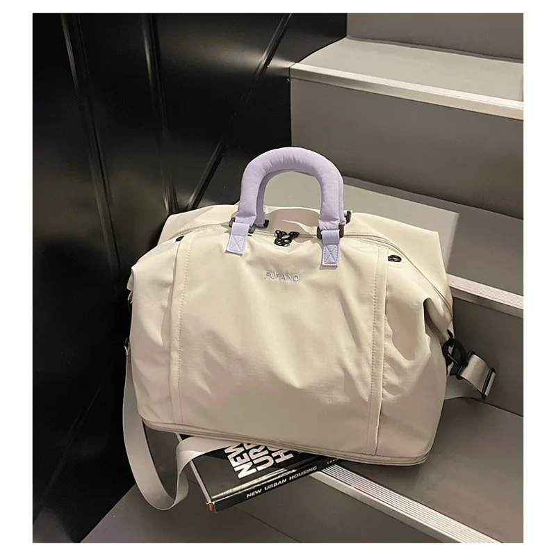 

Спортивная сумка большой вместимости, расширяемая, через плечо, для коротких поездок, сумка для хранения вещей