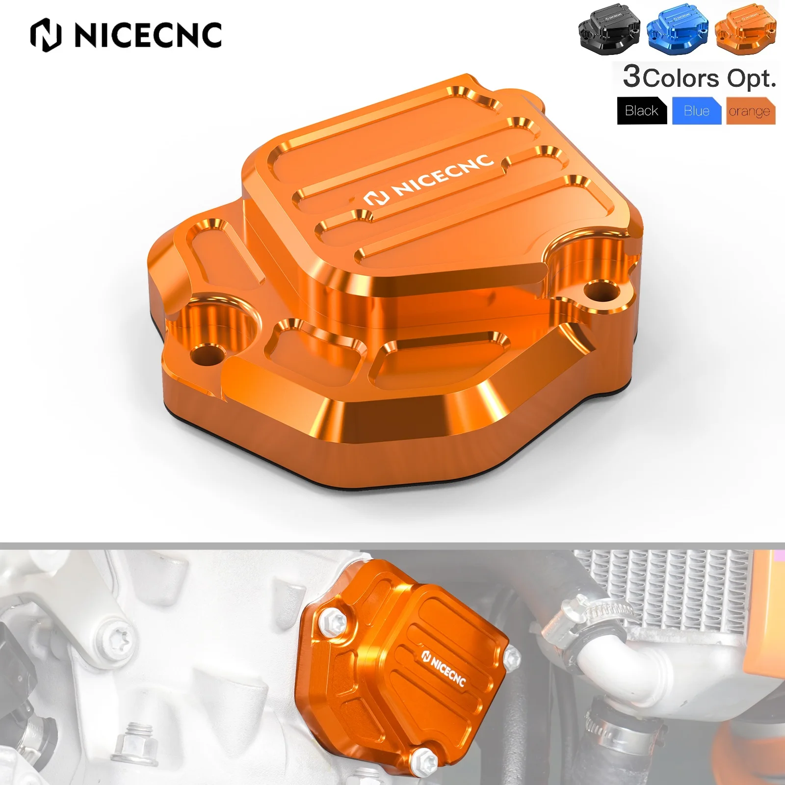 NICECNC ل 2024 KTM EXC 300 EXC 250 XCW 300 250 XC SX 300 250 2023 دراجة نارية الحق غطاء صمام الطاقة الحرس حامي الألومنيوم