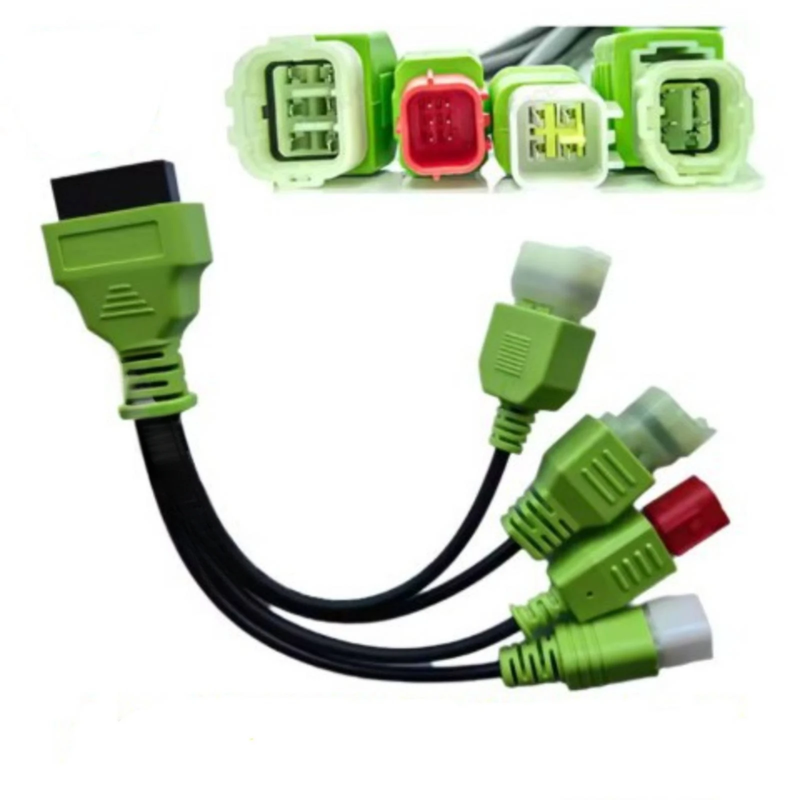 4 in 1 Adapter Cable Motorcycle Scan Cable CAN Bus Ready Diagnostic Adapter Easy to Use for Service Bay