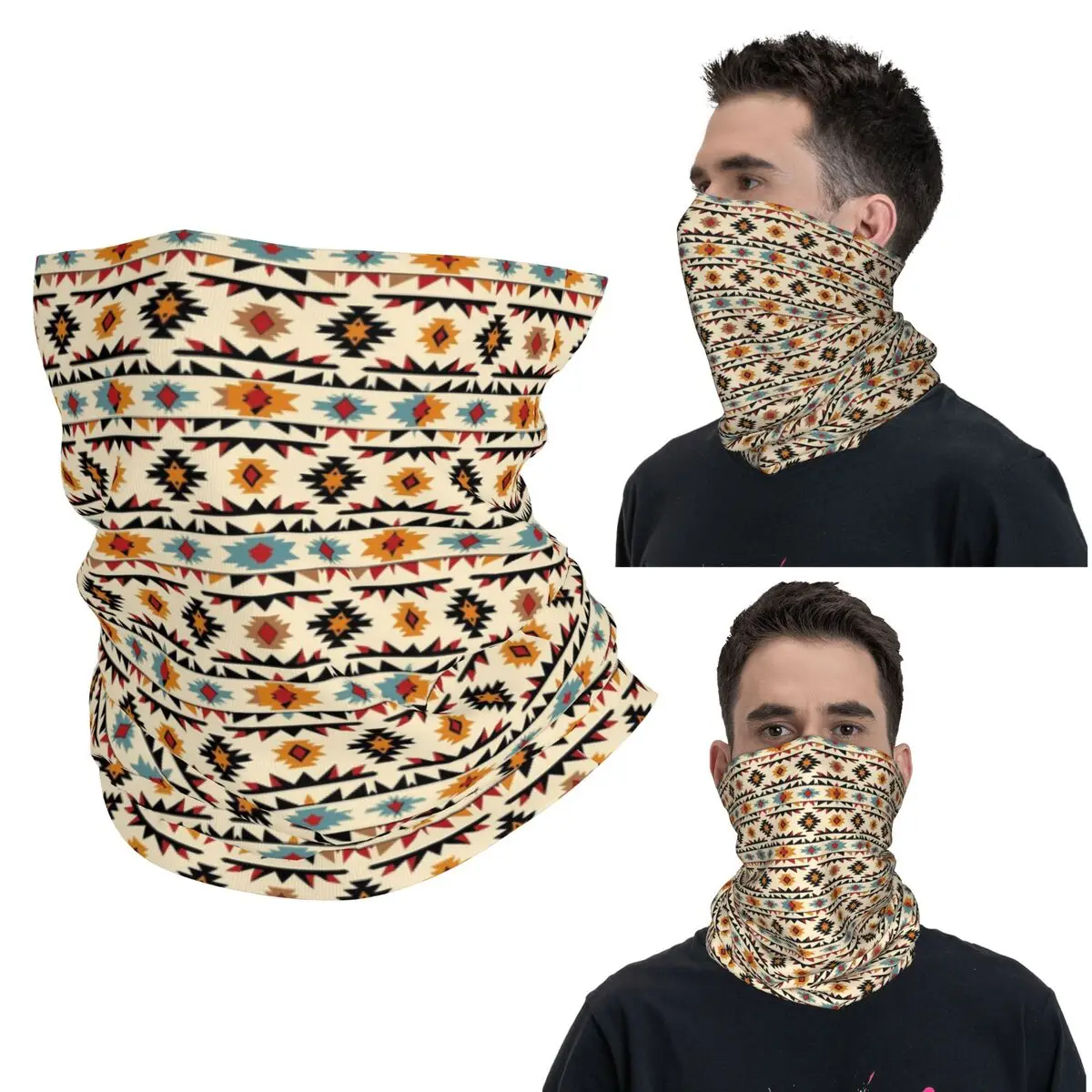 

Корьерный индейский узор Навахо, бандана, гетры с принтом, волшебный шарф, многофункциональная маска для лица для мужчин, женщин, взрослых