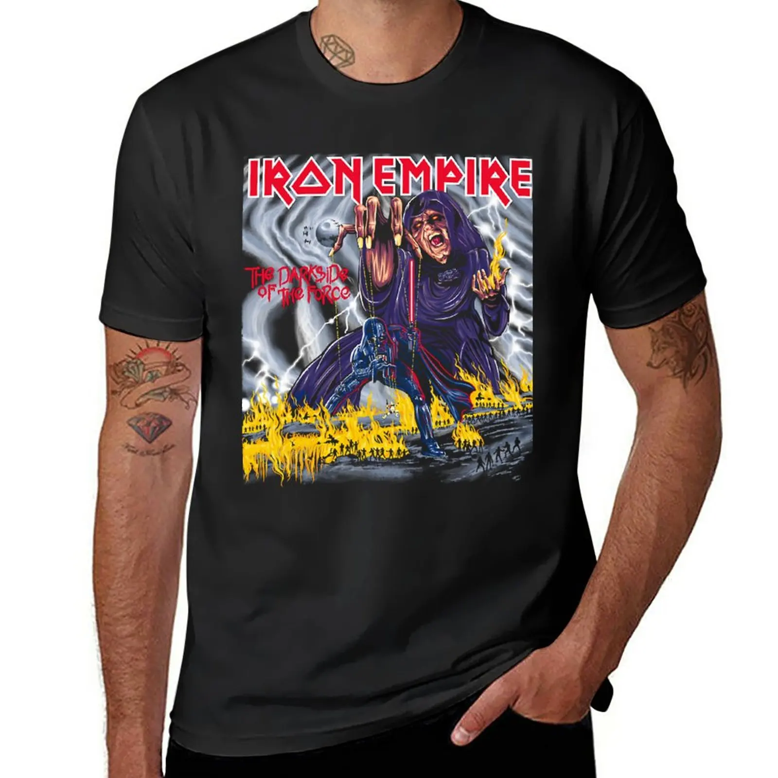 

New IRON EMPIRE T-Shirt Tee shirt Anime t-shirt graphic t shirts T-shirt for a boy black t shirts for men