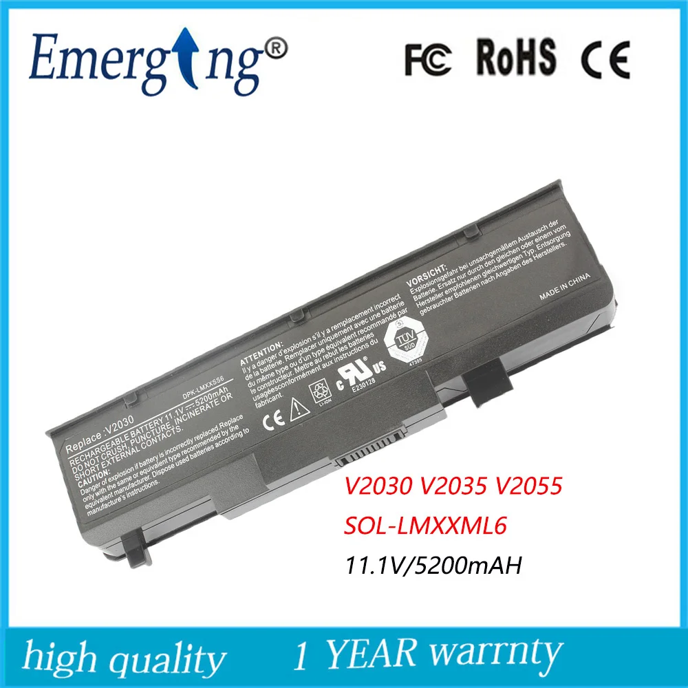 11.1v nova bateria do portátil para fujitsu amilo pro v2030 v2035 v2055 haier h30 series l1310