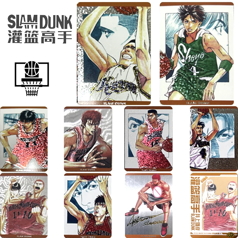 

Slam Dunk Sakuragi Hanamichi Shinichi Maki Jin Soichiro DIY Homemade Flash Card Christmas Birthday Gift Toys Collection Card