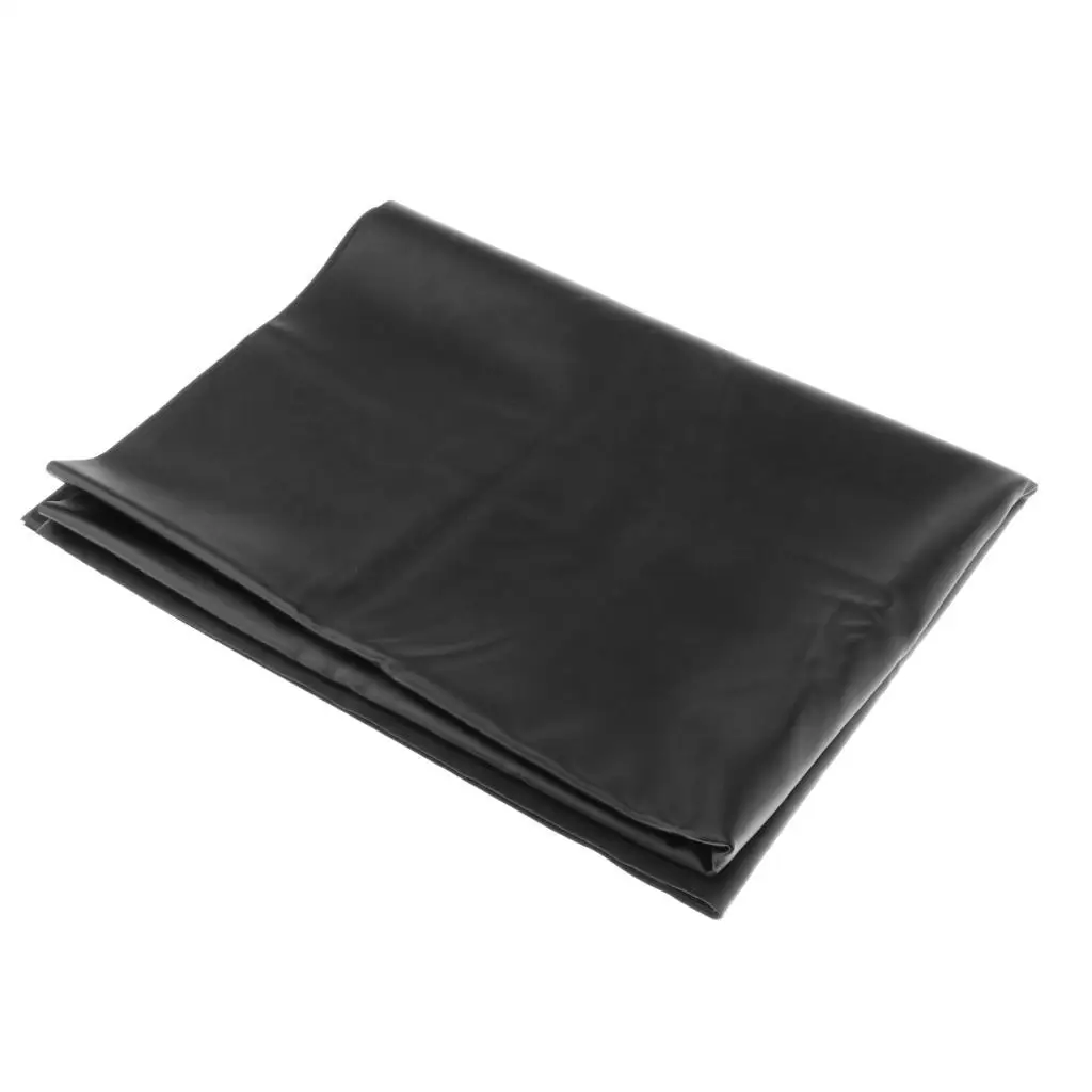 

Black Vinyl Seat Cover Fabric Universal for Motorcycle Scooter Seat Cover Replacement 93x65cm