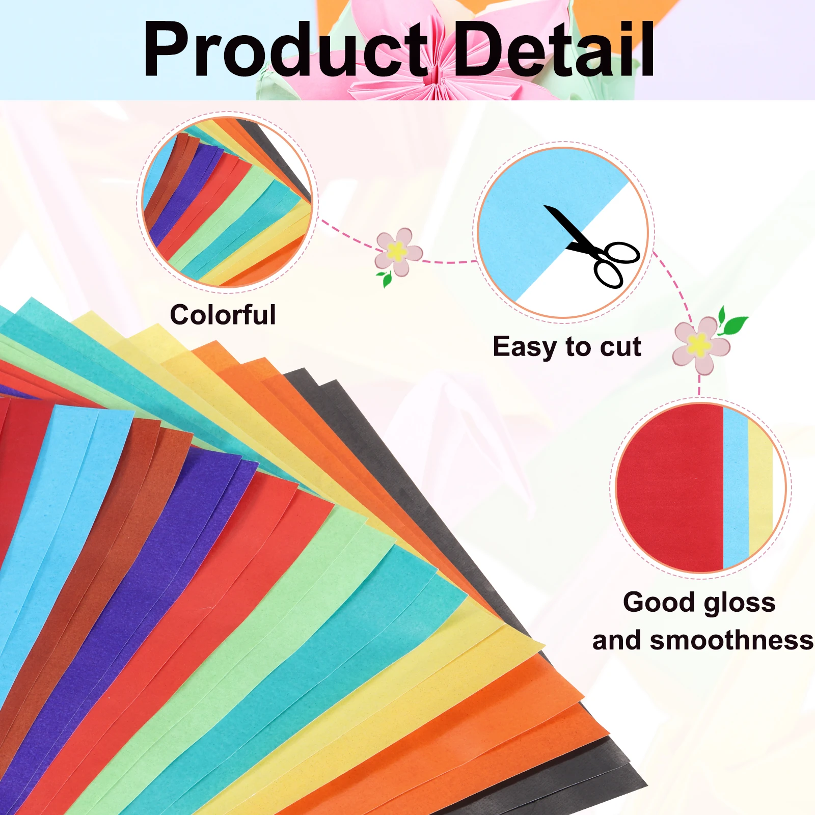 Art Craft Easy With Paper - 40 แผ่นขนาดใหญ่ Origami กระดาษเงา Origami Kite