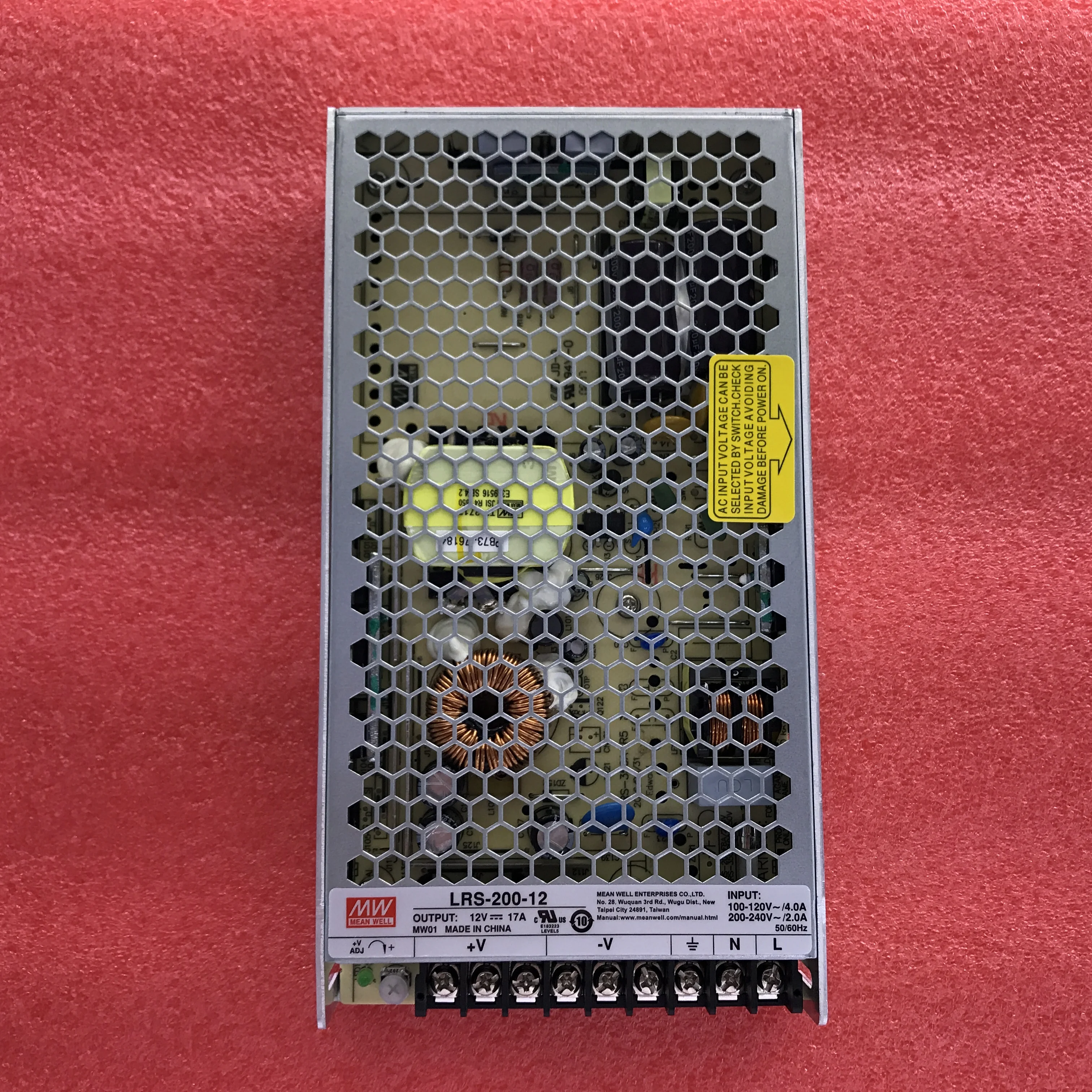 يعني جيدا LRS-200 LRS-200-5 LRS-200-12 LRS-200-15 LRS-200-24 LRS-200-36 LRS-200-48 ميانويل LRS 200 200 واط أصلي وحقيقي #3