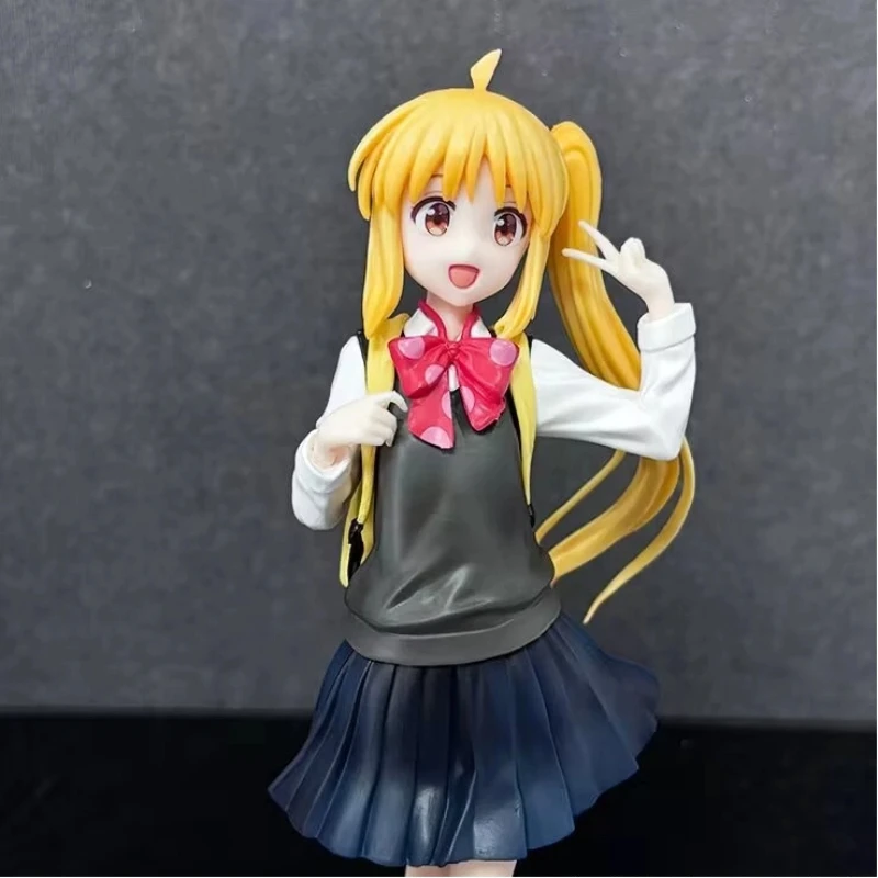 21 cm BOCCHI DE ROCK Ijichi Nijika Anime Mooi Meisje Handgemaakte Model Actiefiguren Desktop Case Decoratie Ornament Gift