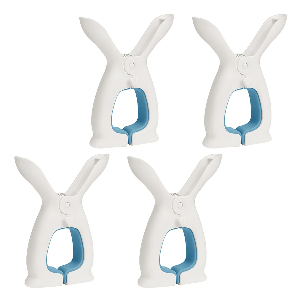 4 pezzi clip per vestiti in plastica antivento perni da bucato antiscivolo resistenti per asciugamani trapunte leggings set di mollette robusti portatili
